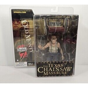 The Texas Chainsaw Massacre Old Monty Action Figure 2004 McFarlane Toys NEW